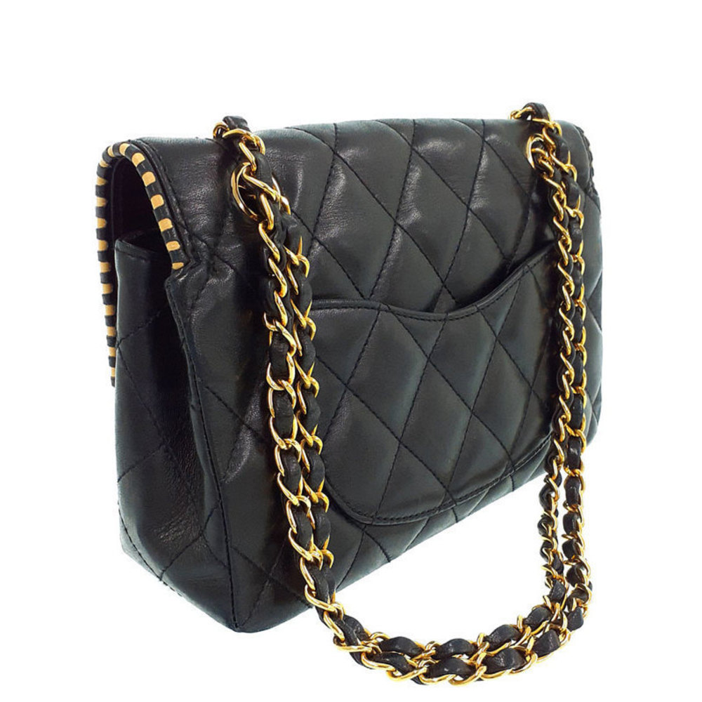 Chanel Matelasse Chain Shoulder Bag Black - Picture 2 of 9